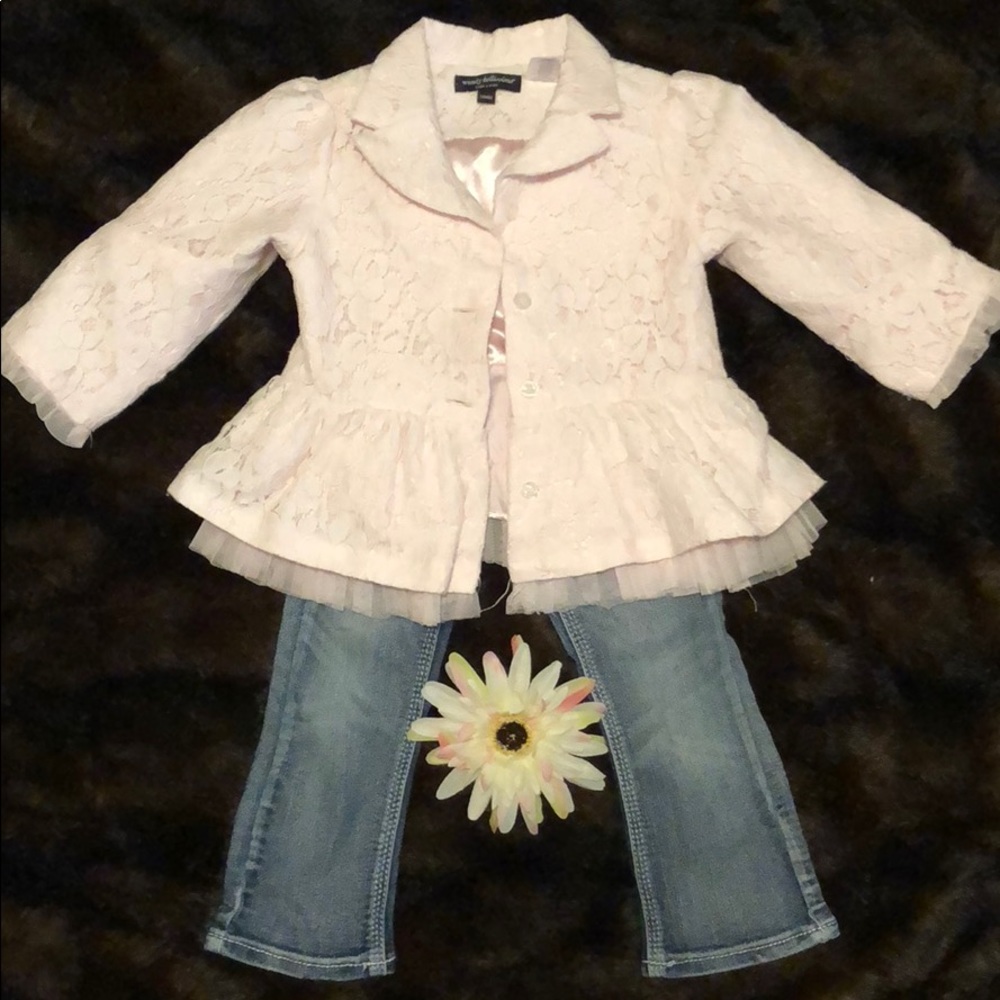 Light Pink Lace Jacket